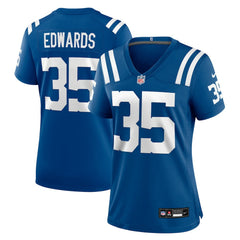 Johnathan Edwards Indianapolis Colts Women's Team Game Jersey - Royal - Nike