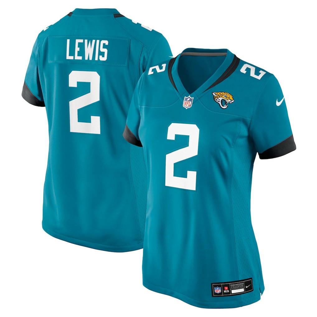 Jourdan Lewis Jacksonville Jaguars Women's Team Game Jersey - Teal - Nike