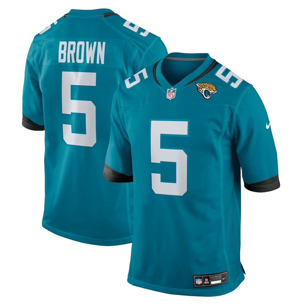 Dyami Brown Jacksonville Jaguars Team Game Jersey - Teal - Nike