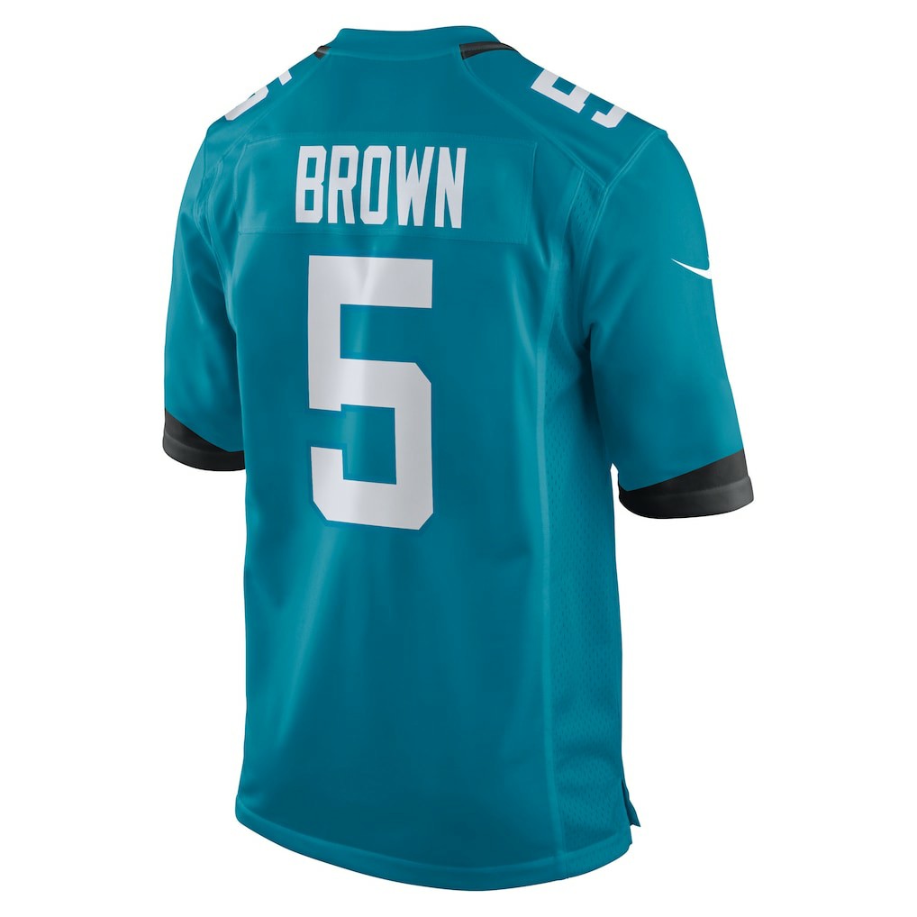 Dyami Brown Jacksonville Jaguars Team Game Jersey - Teal - Nike
