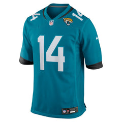 Nick Mullens Jacksonville Jaguars Team Game Jersey - Teal - Nike