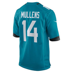 Nick Mullens Jacksonville Jaguars Team Game Jersey - Teal - Nike