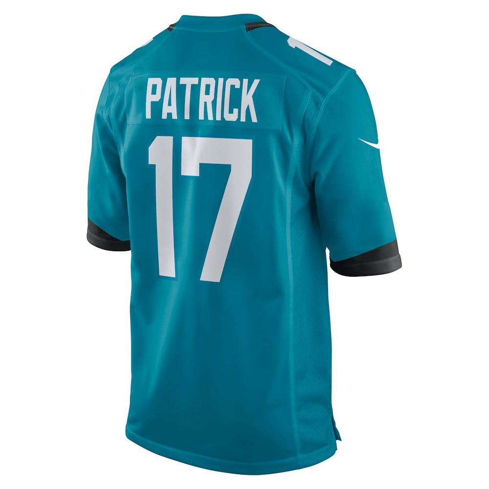 Tim Patrick Jacksonville Jaguars Team Game Jersey - Teal - Nike