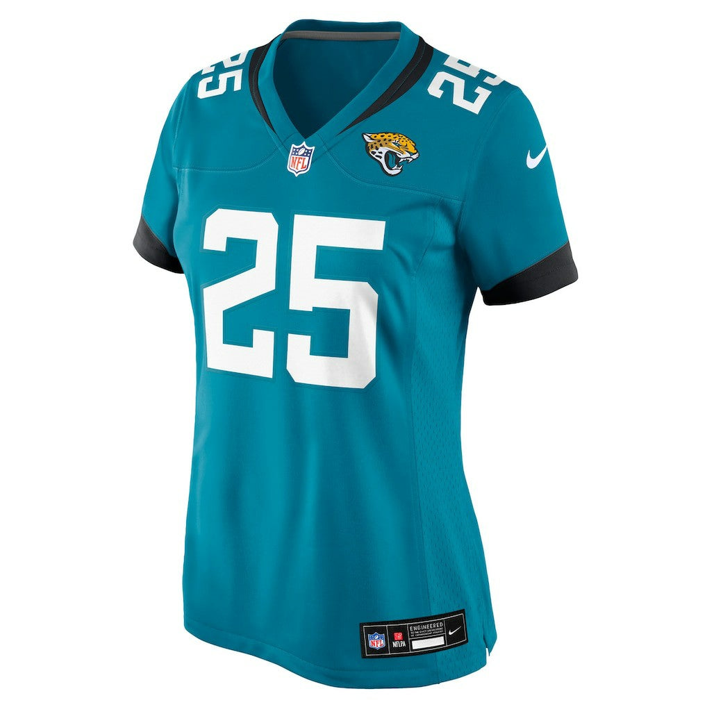 Rayuan Lane III Jacksonville Jaguars Women's Team Game Jersey - Teal - Nike