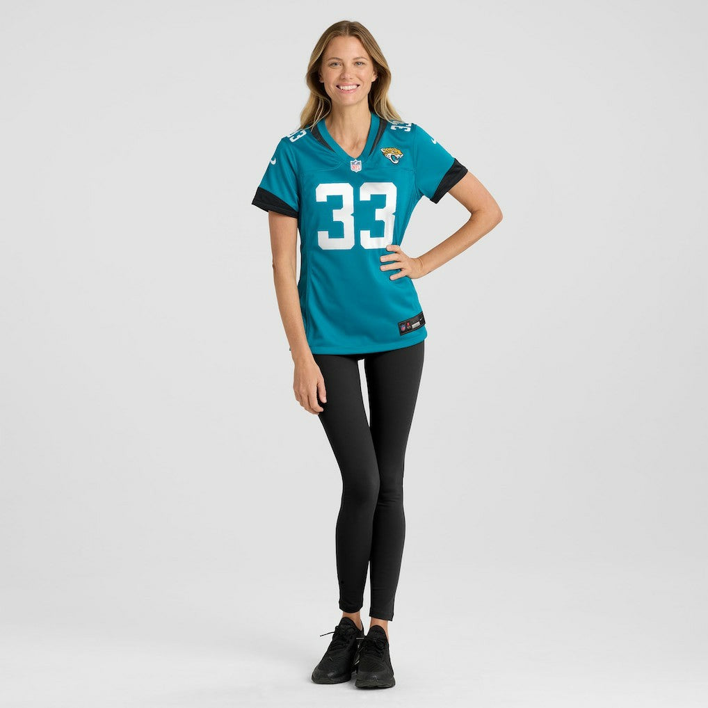Bhayshul Tuten Jacksonville Jaguars Women's Team Game Jersey - Teal - Nike