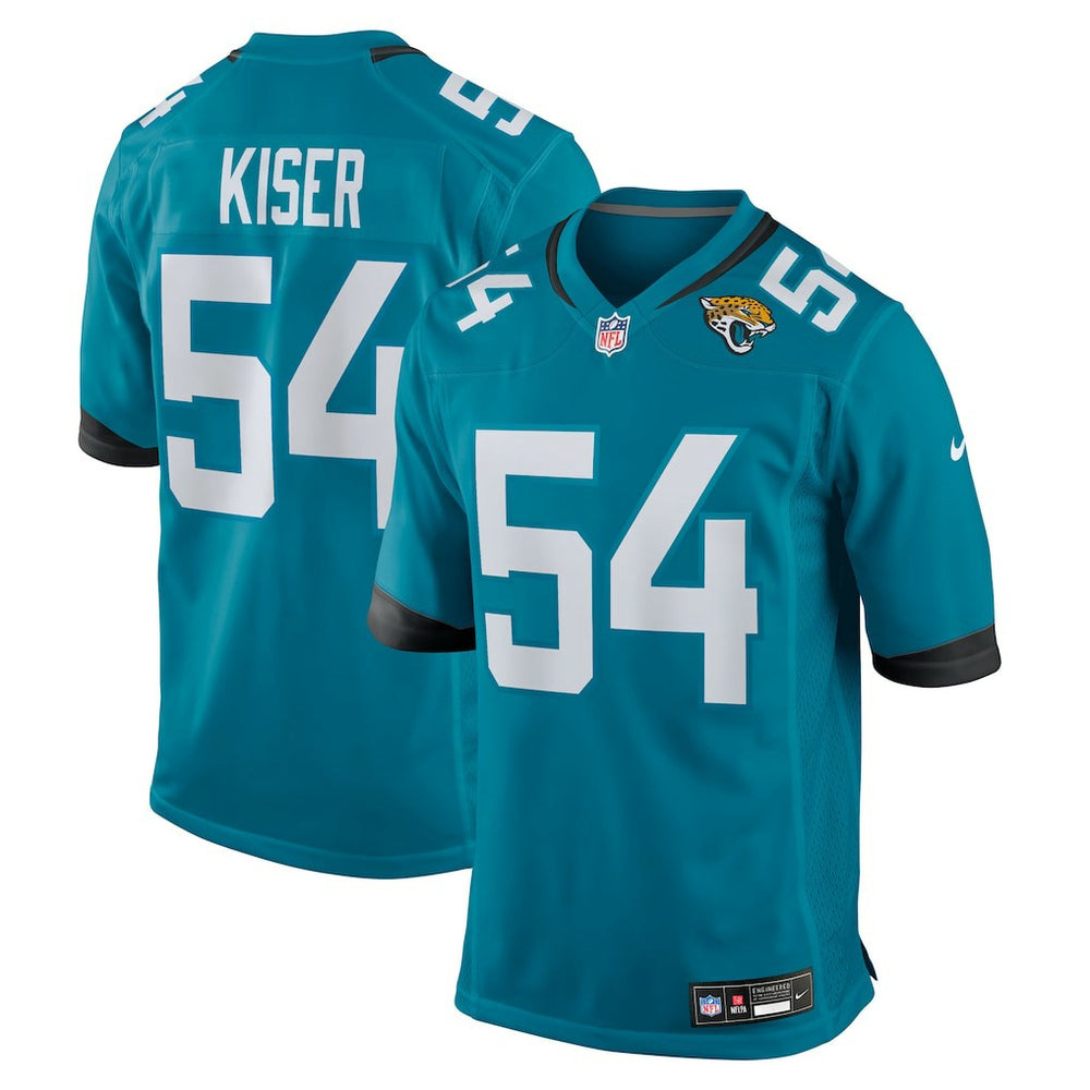 Jack Kiser Jacksonville Jaguars Team Game Jersey - Teal - Nike