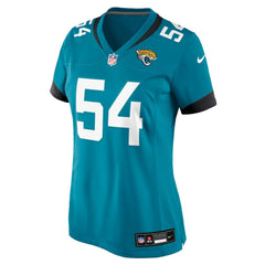 Jack Kiser Jacksonville Jaguars Women's Team Game Jersey - Teal - Nike