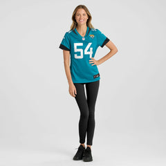Jack Kiser Jacksonville Jaguars Women's Team Game Jersey - Teal - Nike