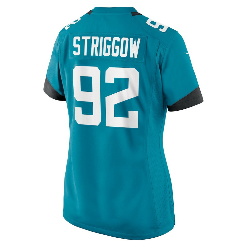 Danny Striggow Jacksonville Jaguars Women's Team Game Jersey - Teal - Nike