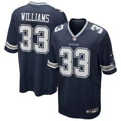 Javonte Williams Dallas Cowboys Team Game Jersey - Navy - Nike