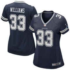 Javonte Williams Dallas Cowboys Women's Team Game Jersey - Navy - Nike