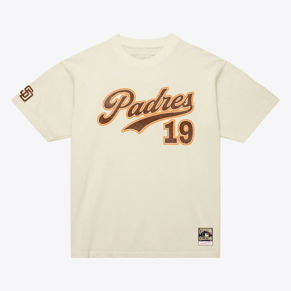 Tony Gwynn San Diego Padres Mitchell & Ness Cooperstown Collection Throwback Name & Number T-Shirt Online