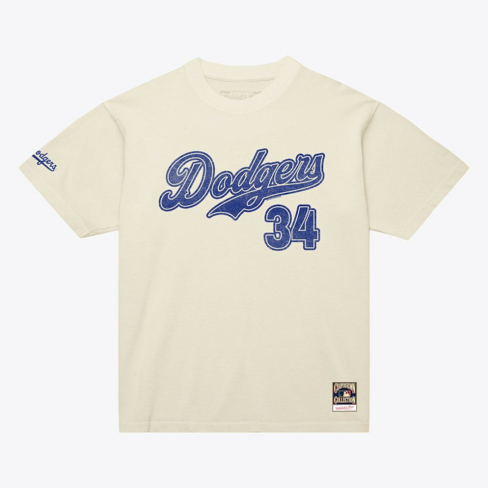 Fernando Valenzuela Los Angeles Dodgers Mitchell & Ness Cooperstown Collection Throwback Name & Number T-Shirt Discount