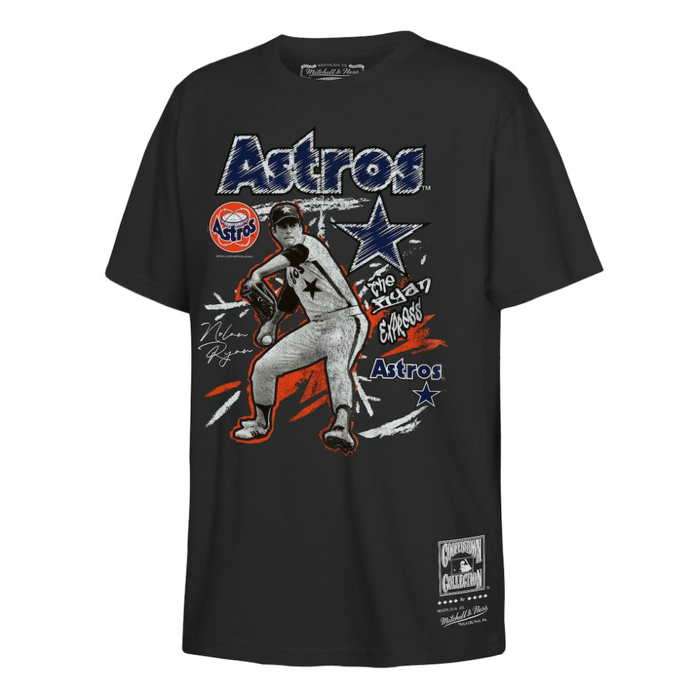 Nolan Ryan Houston Astros Mitchell & Ness Youth Chalked Up Player T-Shirt Sale