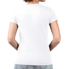 Athletics G-III 4Her by Carl Banks Women's Metallic Drop Lightweight V-Neck T-Shirt Sale