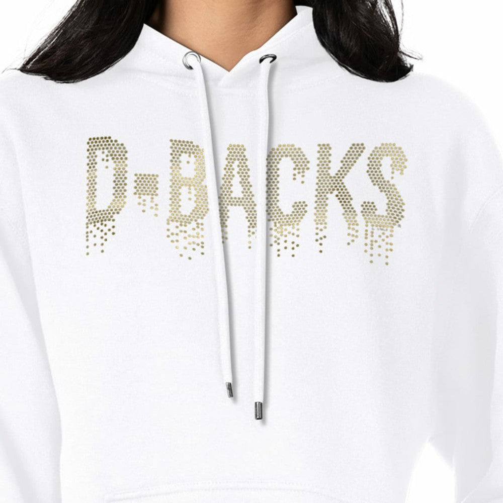 Arizona Diamondbacks G-III 4Her by Carl Banks Women's Metallic Drop Fleece Hoodie Discount