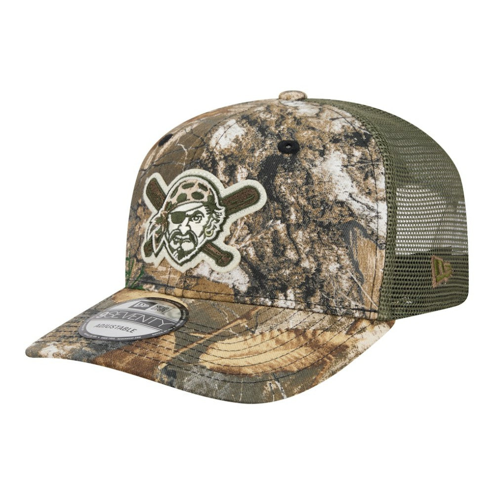 Pittsburgh Pirates New Era Realtree 9SEVENTY Adjustable Hat for sale