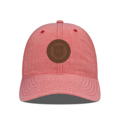 USMNT Levelwear Idol Periscope Adjustable Hat Heather Red