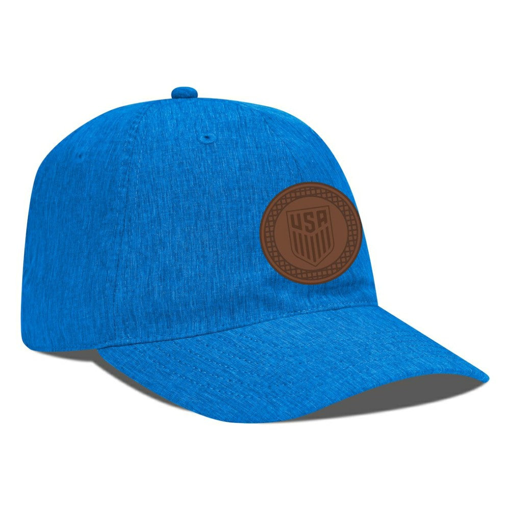 USMNT Levelwear Idol Periscope Stretch-Snap Adjustable Hat Heather Royal