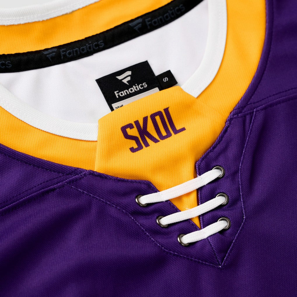 Justin Jefferson Minnesota Vikings Hockey Jersey - Purple - Fanatics