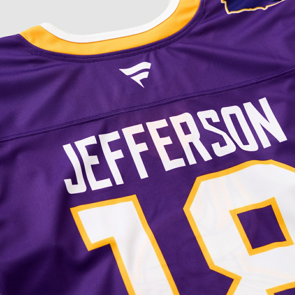 Justin Jefferson Minnesota Vikings Hockey Jersey - Purple - Fanatics