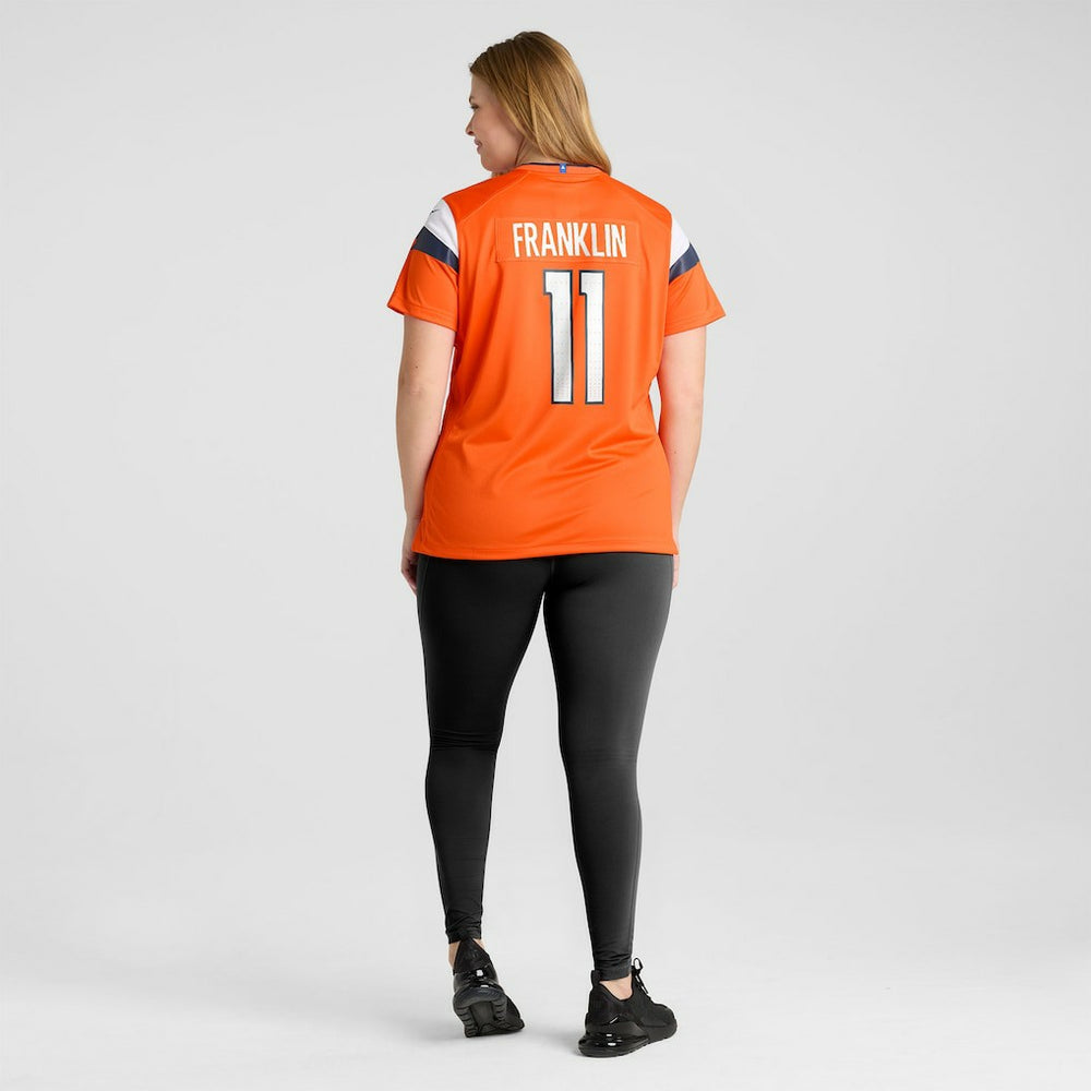Troy Franklin Denver Broncos Women's Team Game Jersey - Orange - Nike