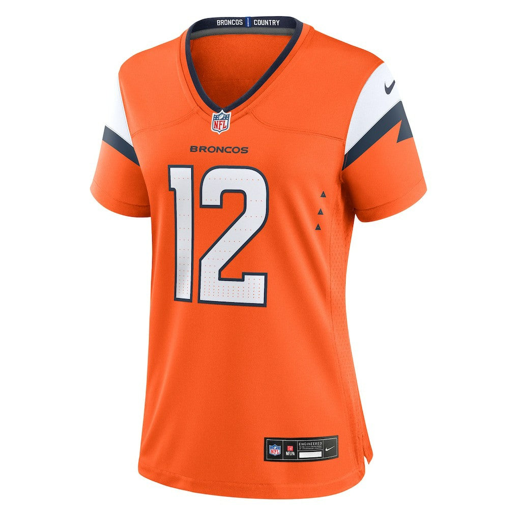 RJ Harvey Denver Broncos Women's Team Game Jersey - Orange - Nike