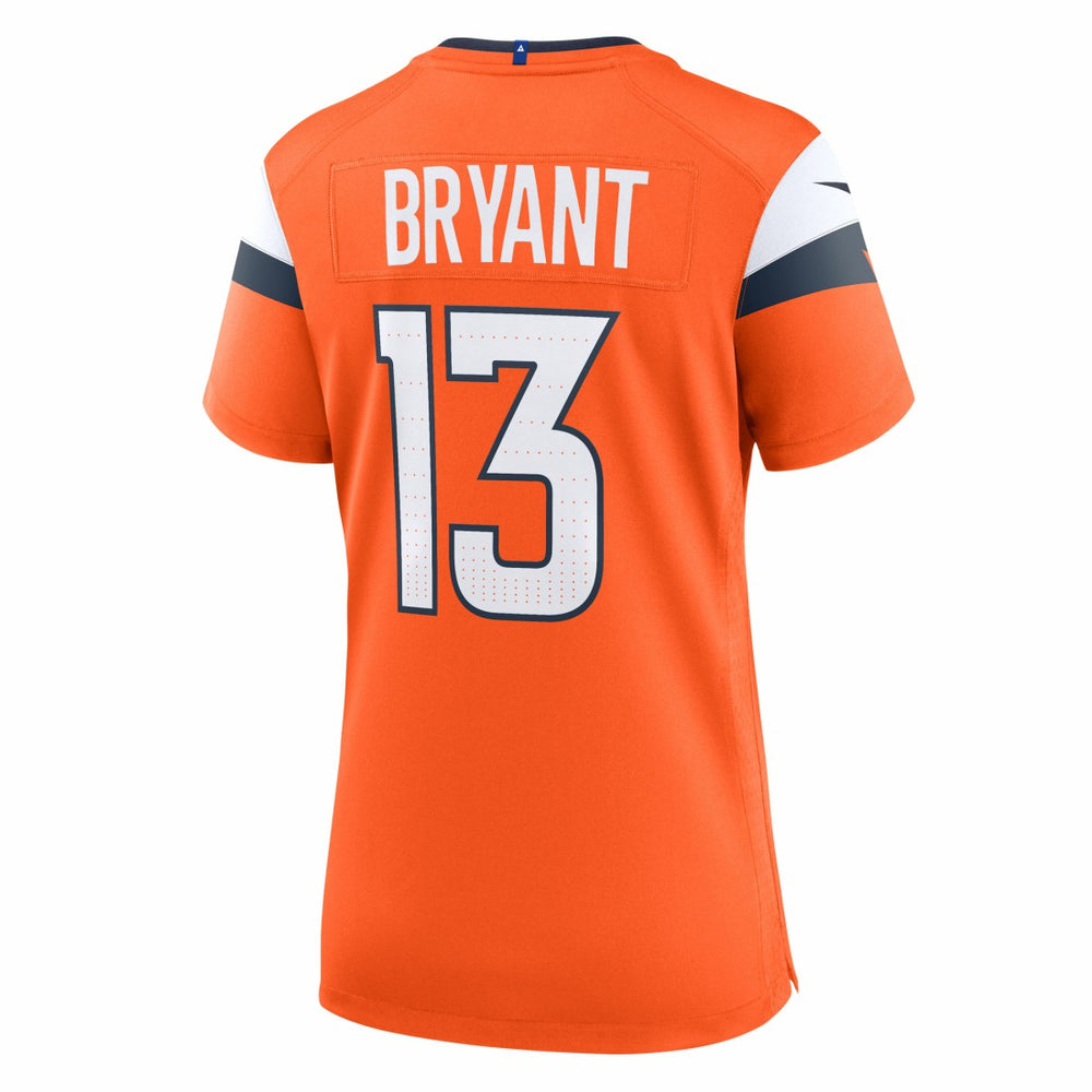 Pat Bryant Denver Broncos Women's Team Game Jersey - Orange - Nike