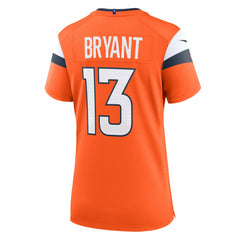 Pat Bryant Denver Broncos Women's Team Game Jersey - Orange - Nike