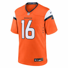 Jeremy Crawshaw Denver Broncos Team Game Jersey - Orange - Nike