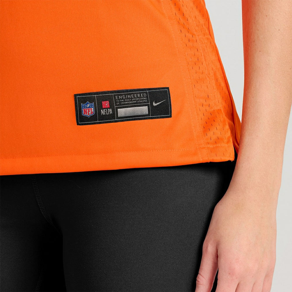 Jeremy Crawshaw Denver Broncos Women's Team Game Jersey - Orange - Nike