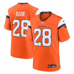 Tyler Badie Denver Broncos Team Game Jersey - Orange - Nike