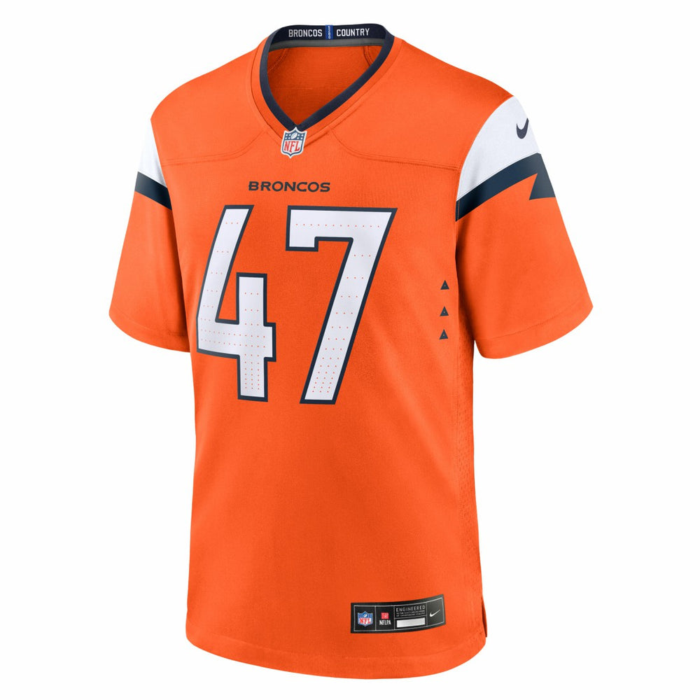 Karene Reid Denver Broncos Team Game Jersey - Orange - Nike