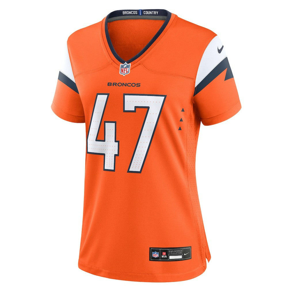 Karene Reid Denver Broncos Women's Team Game Jersey - Orange - Nike