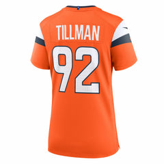 Dondrea Tillman Denver Broncos Women's Team Game Jersey - Orange - Nike