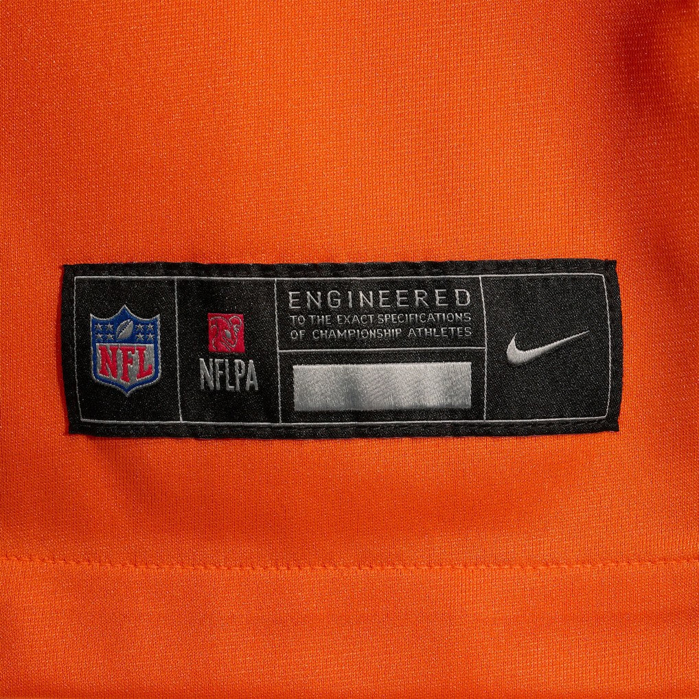 Sai'vion Jones Denver Broncos Team Game Jersey - Orange - Nike