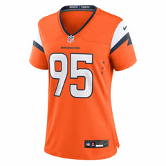 Sai'vion Jones Denver Broncos Women's Team Game Jersey - Orange - Nike