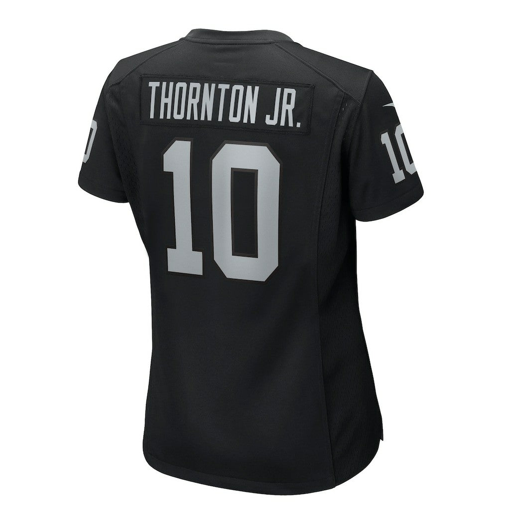 Dont'e Thornton Jr. Las Vegas Raiders Women's Team Game Jersey - Black - Nike