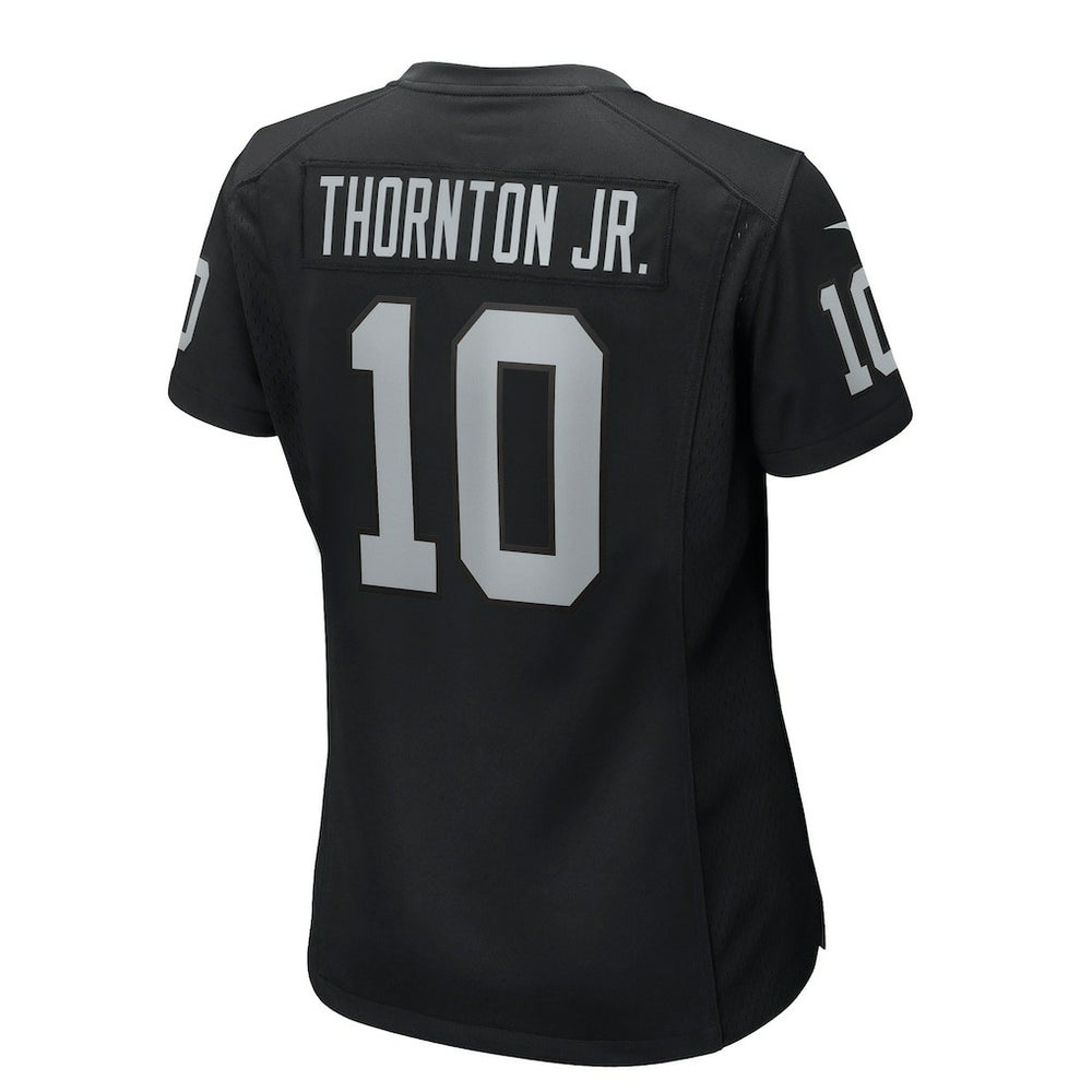 Dont'e Thornton Jr. Las Vegas Raiders Women's Team Game Jersey - Black - Nike