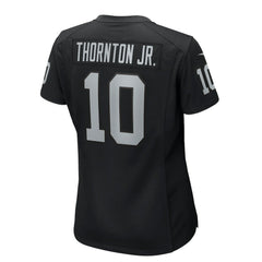 Dont'e Thornton Jr. Las Vegas Raiders Women's Team Game Jersey - Black - Nike