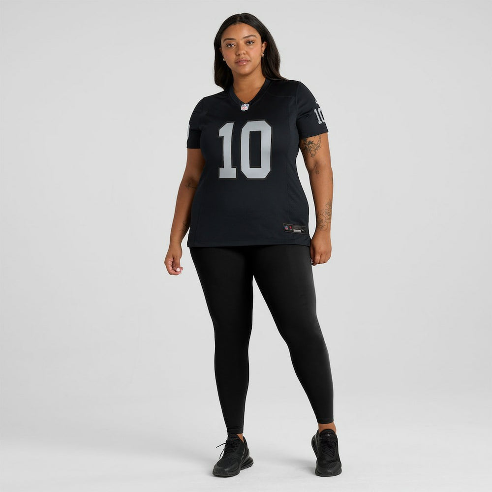 Dont'e Thornton Jr. Las Vegas Raiders Women's Team Game Jersey - Black - Nike