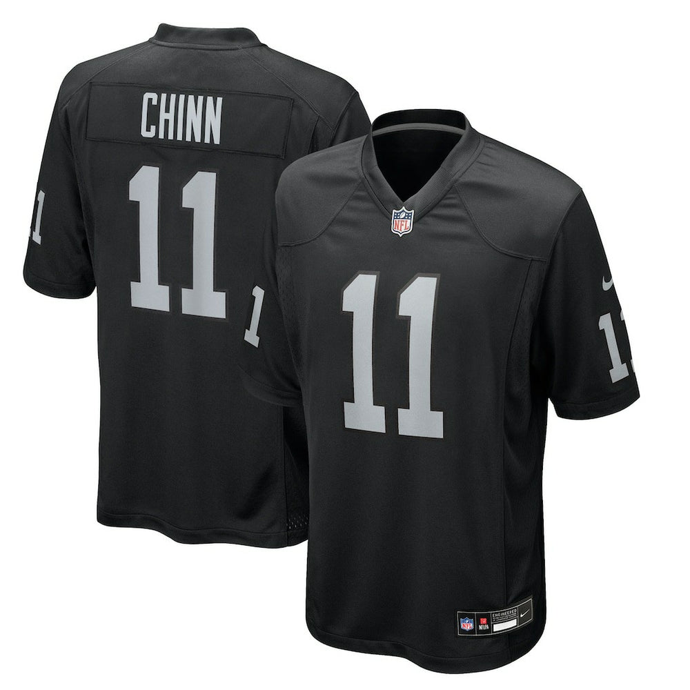 Jeremy Chinn Las Vegas Raiders Team Game Jersey - Black - Nike