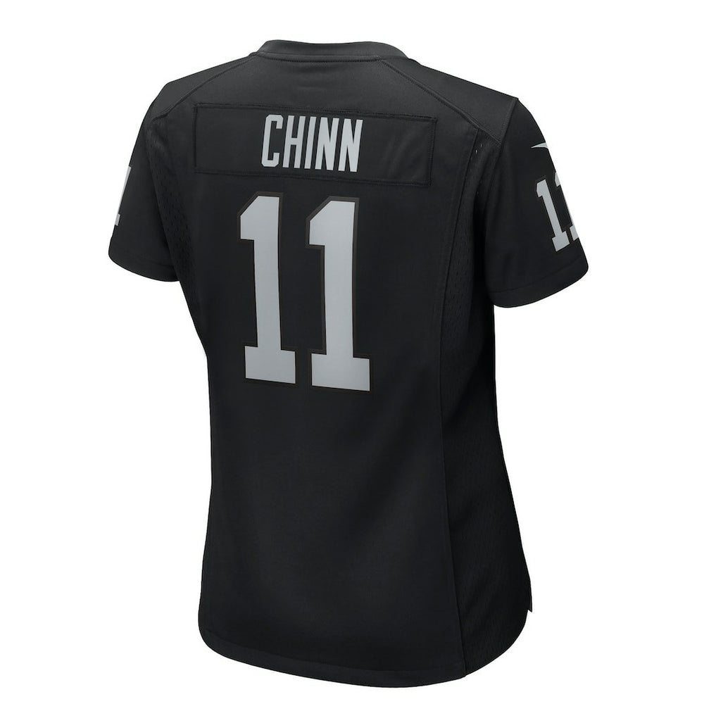 Jeremy Chinn Las Vegas Raiders Women's Team Game Jersey - Black - Nike