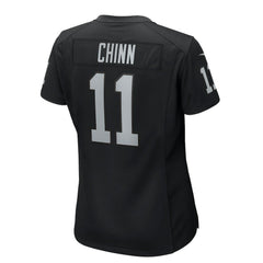 Jeremy Chinn Las Vegas Raiders Women's Team Game Jersey - Black - Nike