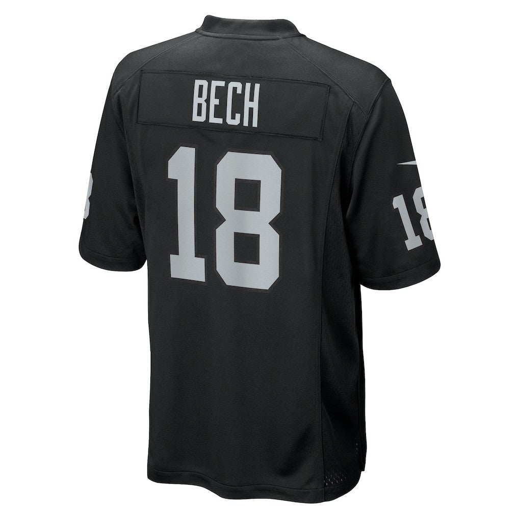 Jack Bech Las Vegas Raiders Team Game Jersey - Black - Nike