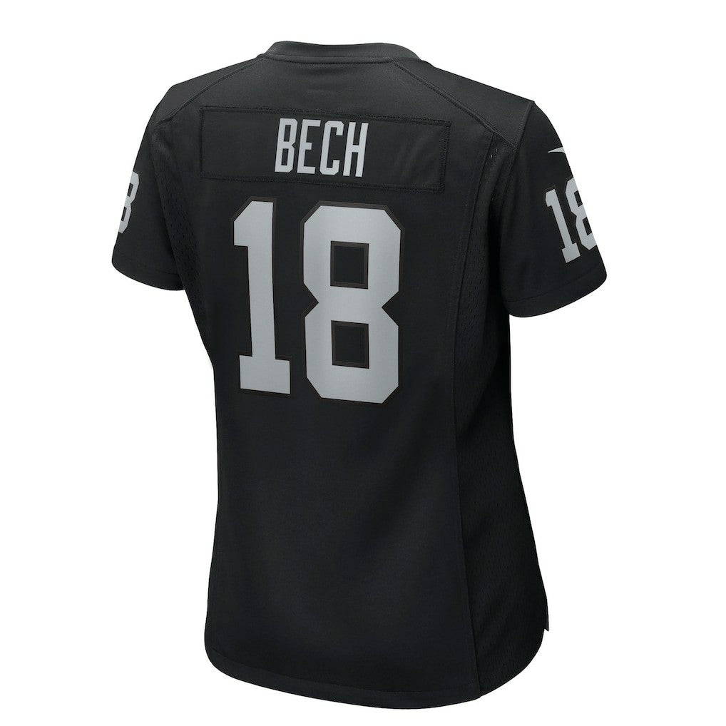 Jack Bech Las Vegas Raiders Women's Team Game Jersey - Black - Nike