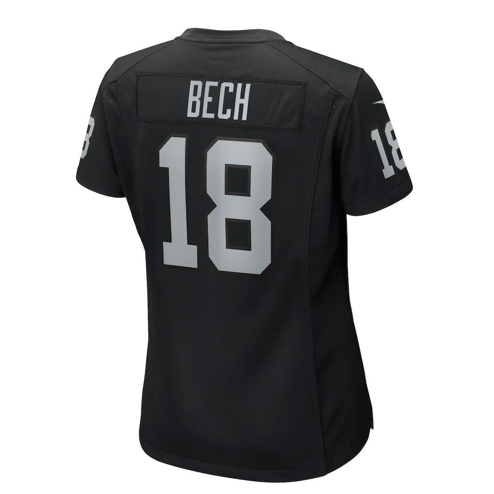 Jack Bech Las Vegas Raiders Women's Team Game Jersey - Black - Nike