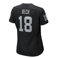 Jack Bech Las Vegas Raiders Women's Team Game Jersey - Black - Nike
