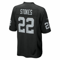 Eric Stokes Las Vegas Raiders Team Game Jersey - Black - Nike