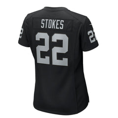 Eric Stokes Las Vegas Raiders Women's Team Game Jersey - Black - Nike